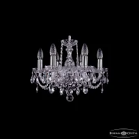 Люстра подвесная 1402/6/141 Ni Bohemia Ivele Crystal без плафона на 6 ламп, основание никель в стиле классический sp Люстра подвесная 1402/6/141 Ni Bohemia Ivele Crystal без плафона на 6 ламп, основание никель в стиле классический sp